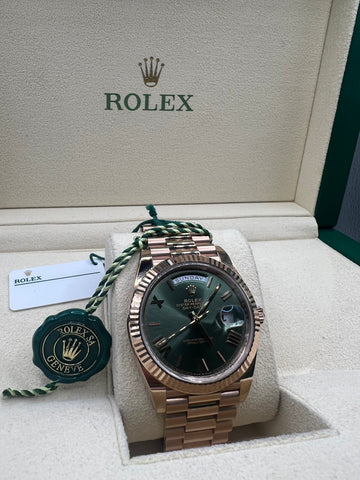 UNWORN 2022 ROLEX DAYDATE 40 228235 BOX & PAPERS £SOLD WSN 3348