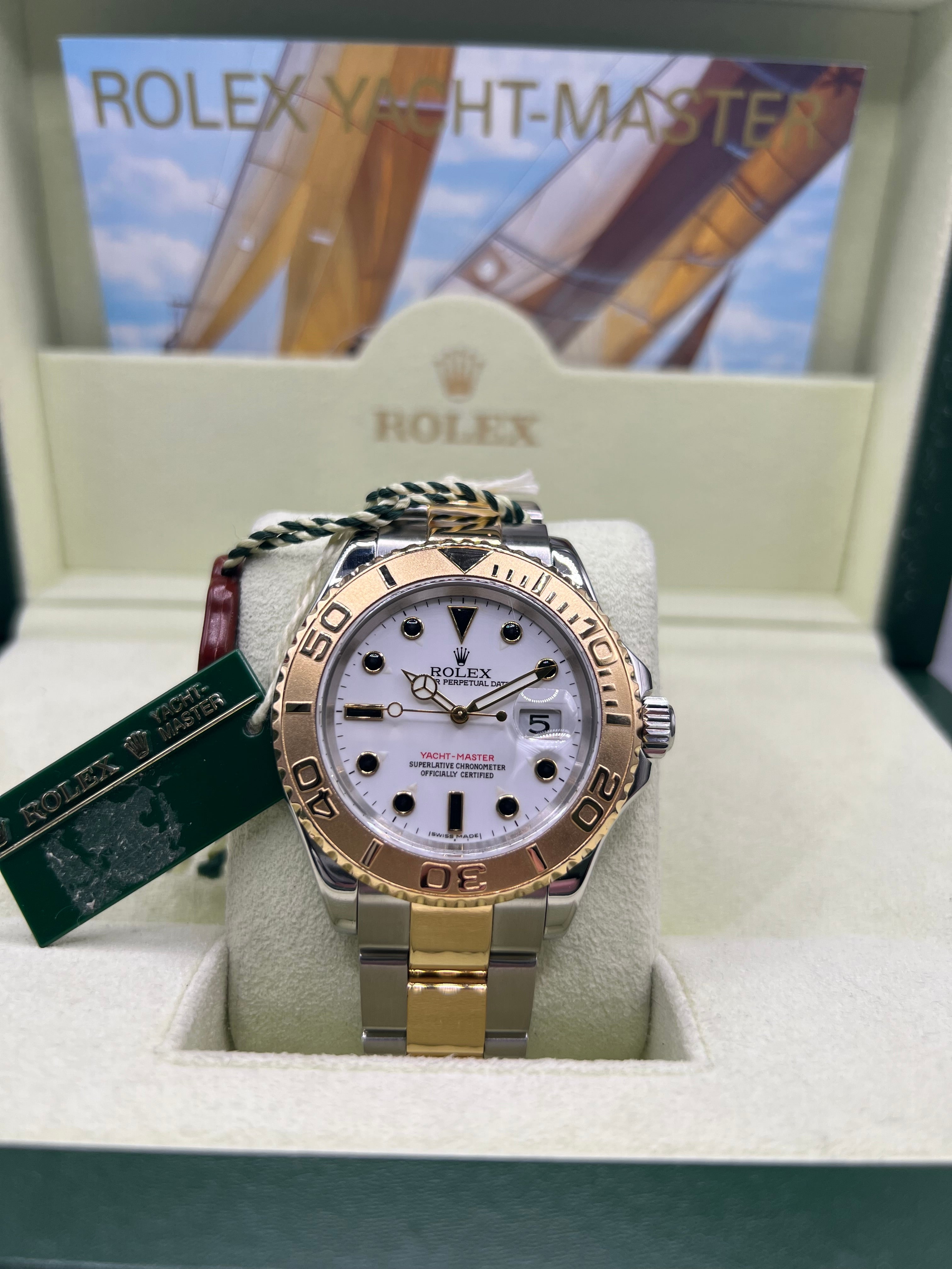 2007 ROLEX YACHTMASTER 40MM 16623 BOX PAPERS £9,500 WSN 3155