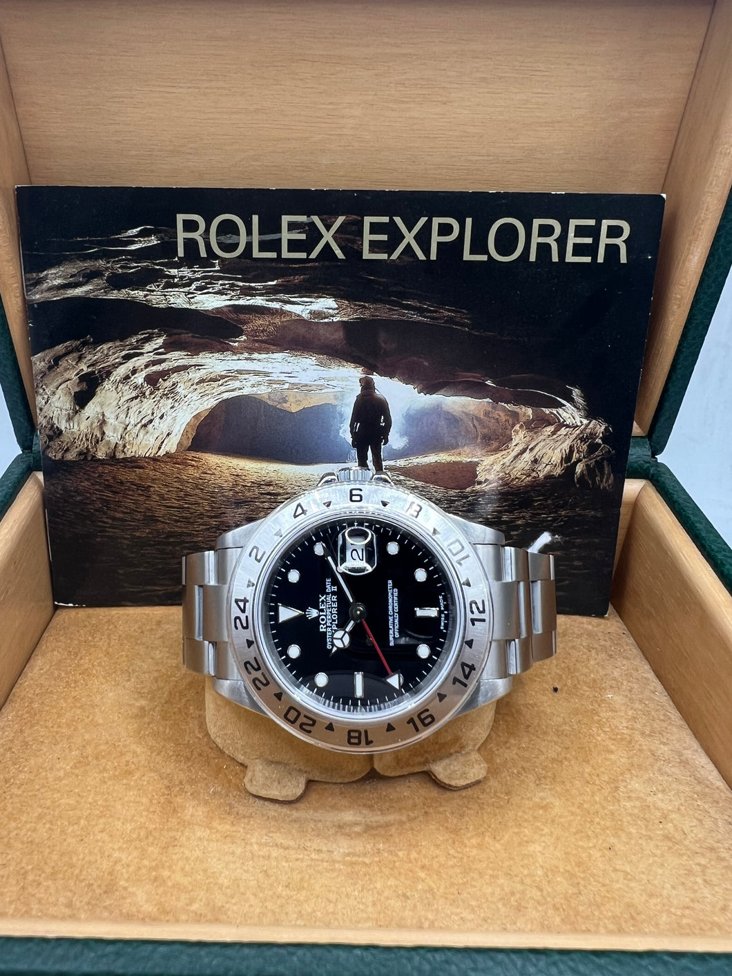 2002 ROLEX EXPLORER II 40MM 16570 BOX & PAPERS £9,500  WSN 2395