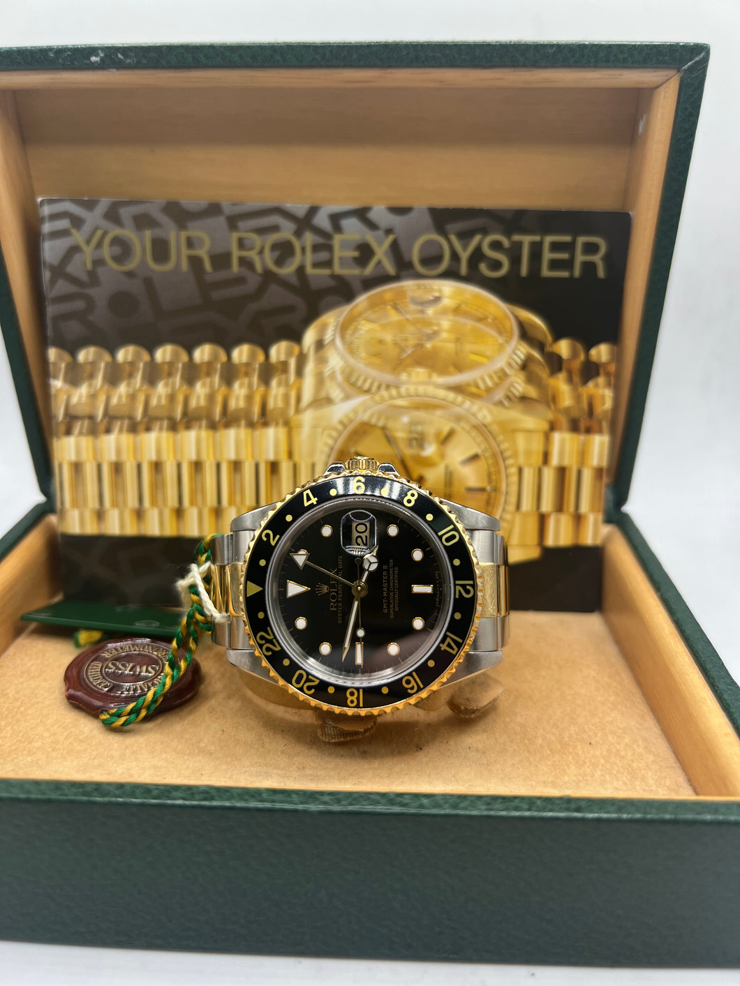 1992 ROLEX GMT-MASTER II 40MM 16713LN £10,950  WSN 2394