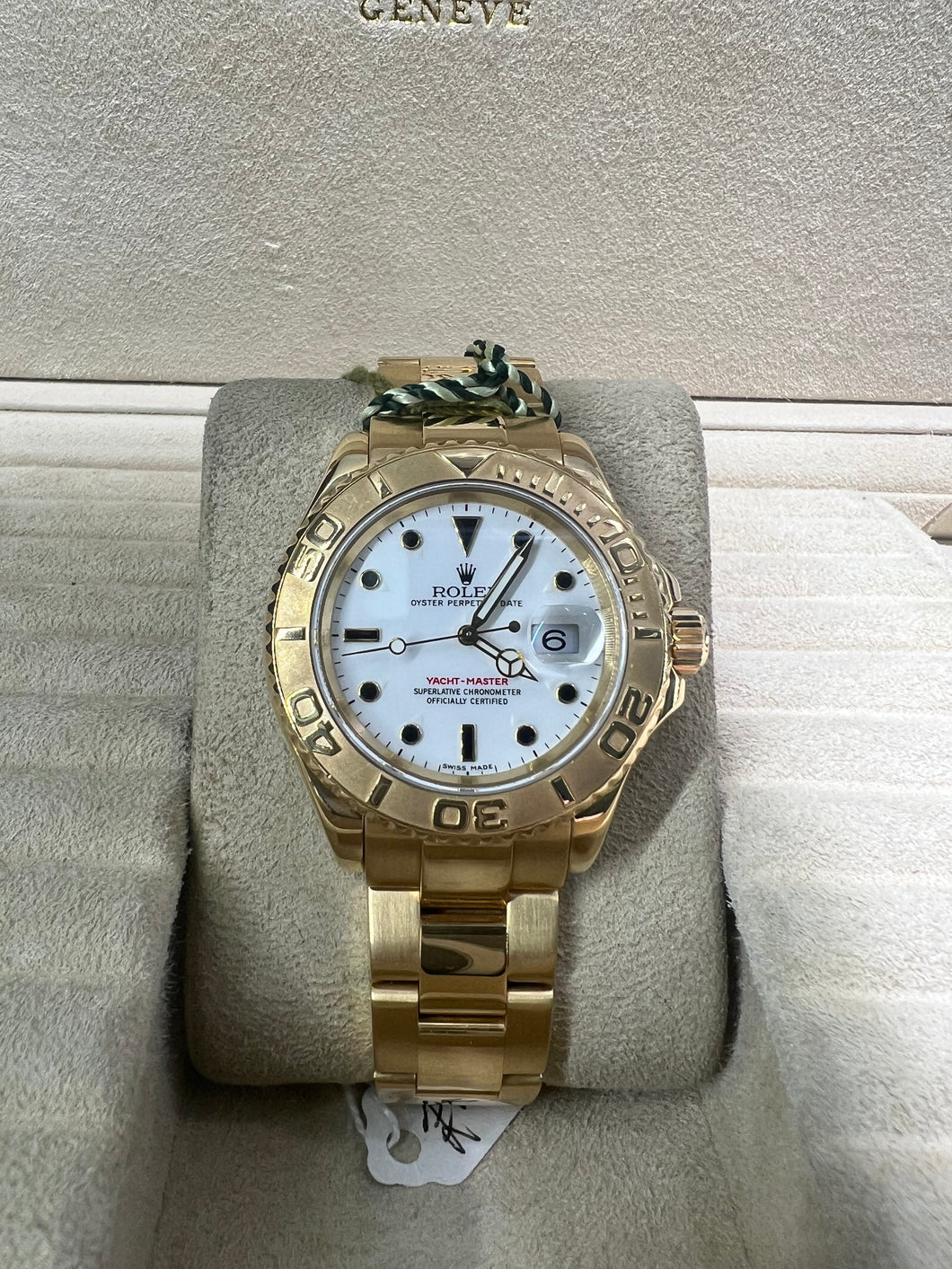 2003 ROLEX YACHTMASTER 40MM 16628 BOX & PAPERS £SOLD WSN 3211
