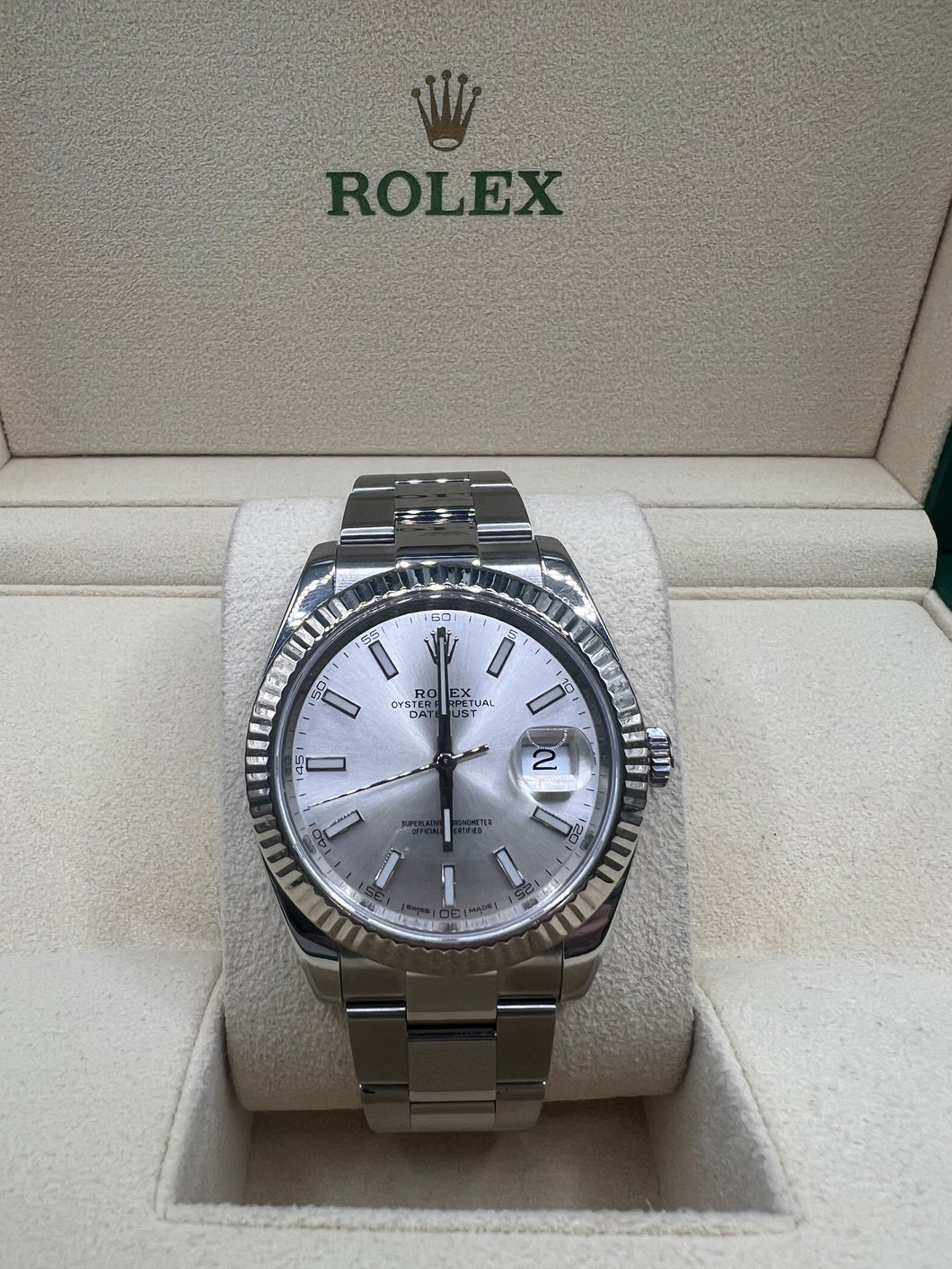 2018 ROLEX DATEJUST 41MM 126334 BOX & PAPERS £SOLD WSN 3161