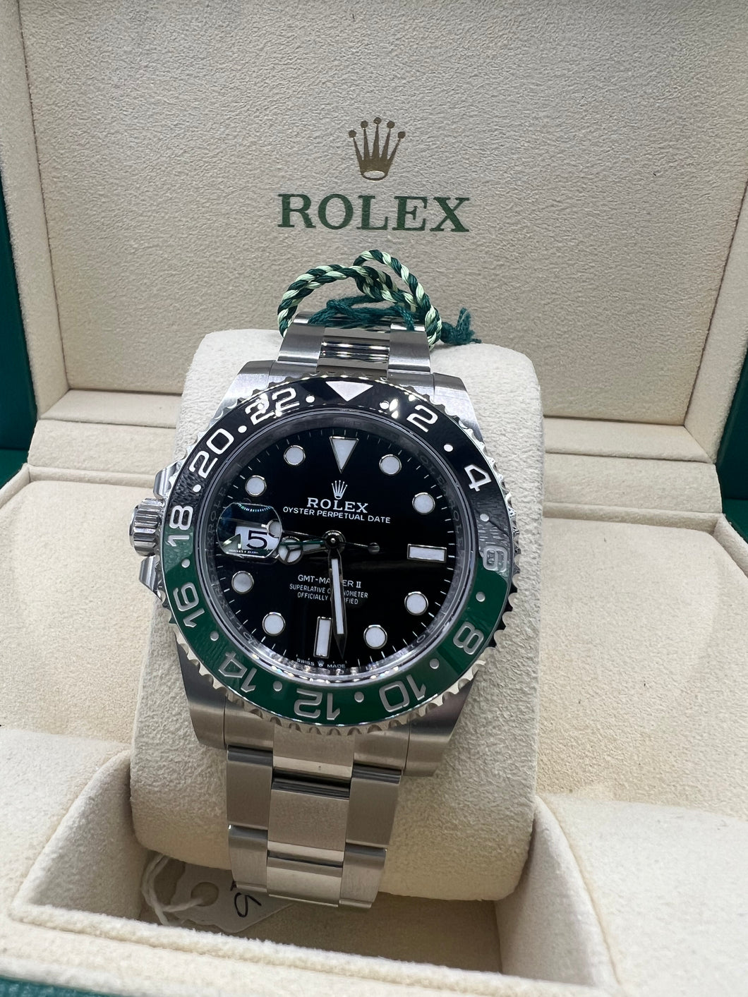 2025 ROLEX GMT-MASTER II 'SPRITE' 40MM 126720VTNR BOX & PAPERS £SOLD WSN 3468
