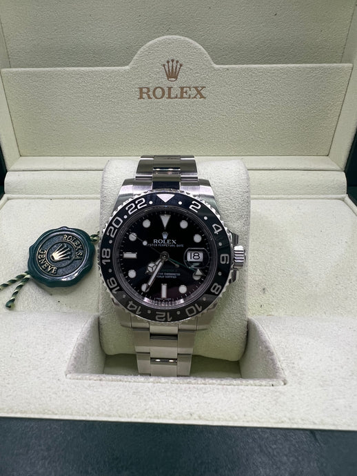 2013 ROLEX GMT-MASTER II 40MM 116710LN BOX & PAPERS £10,950  WSN 3032