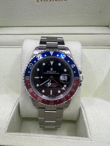 2005 ROLEX GMT-MASTER II 40MM 16710 'PEPSI' BOX & PAPERS £SOLD WSN 3416