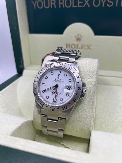 2009 ROLEX EXPLORER II 40MM 16570 'POLAR' BOX & PAPERS £7,950  WSN 3114