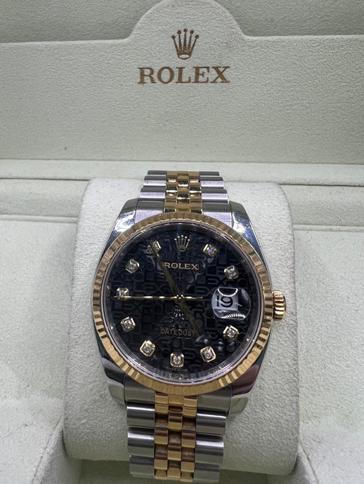 2009 ROLEX DATEJUST 36MM 116233 BOX & PAPERS £8,450  WSN 3420