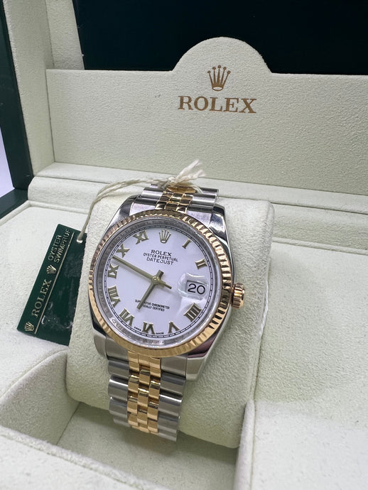 2009 ROLEX DATEJUST 36MM 116233 BOX & PAPERS £7,950  WSN 3396