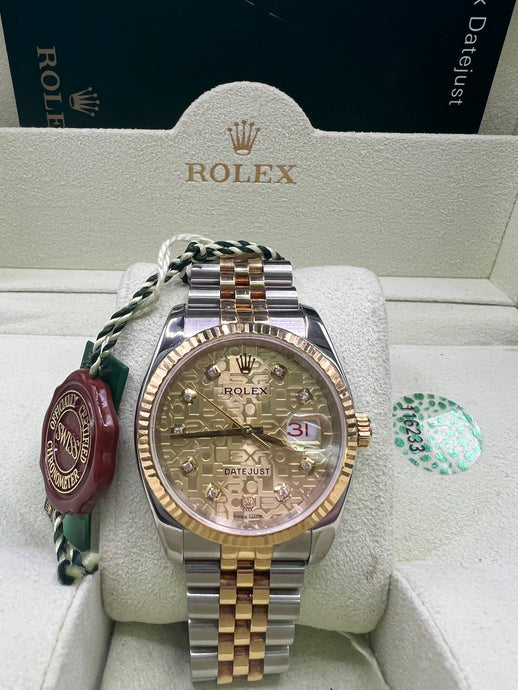 2006 ROLEX DATEJUST 36MM 116233 BOX & PAPERS £7,950  WSN 3391