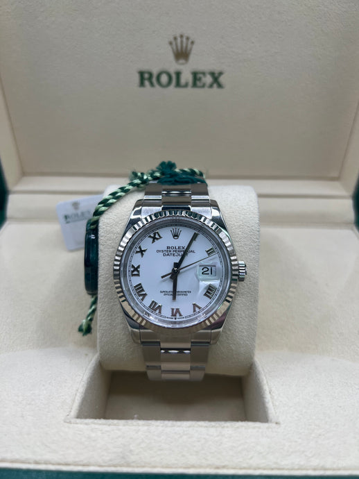 2021 ROLEX DATEJUST 36MM 126234 BOX & PAPERS £7,250  WSN 3458