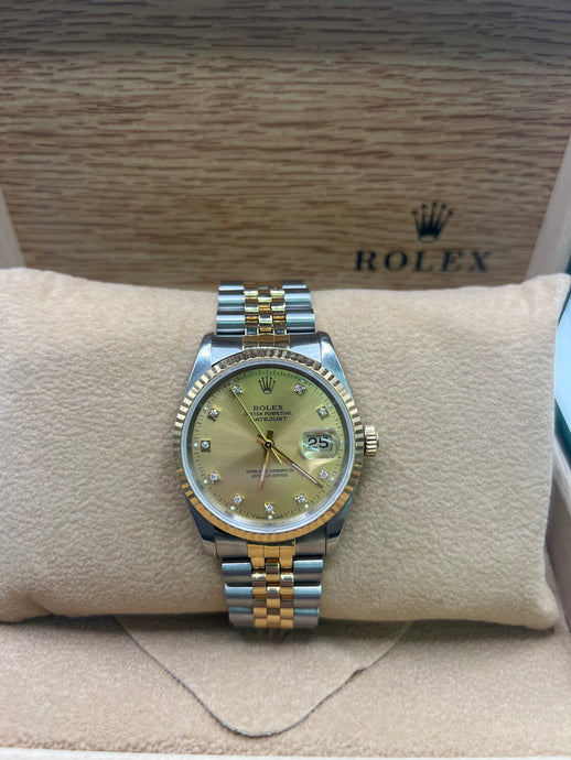 1994 ROLEX DATEJUST 36MM 16233 BOX & PAPERS £6,450  WSN 3370