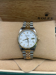 1991 ROLEX DATEJUST 36MM 16233 BOX & PAPERS £6,450  WSN 3384