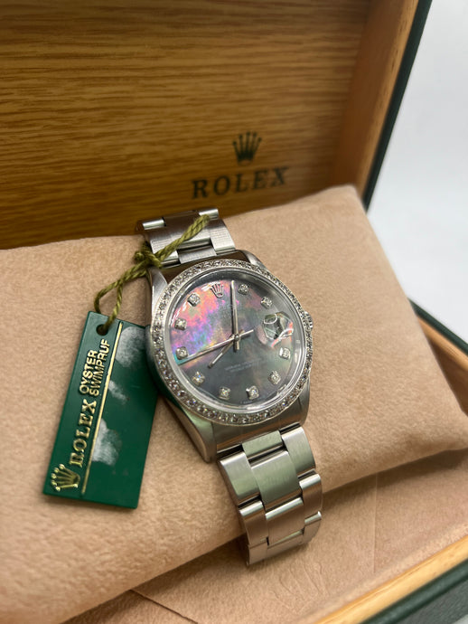 2001 ROLEX DATEJUST 36MM 16200 BOX & PAPERS £6,950  WSN 3492