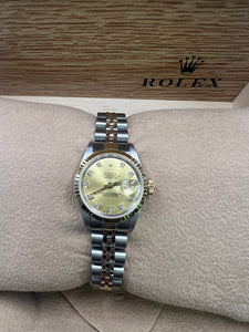 1991 ROLEX DATEJUST 26MM 69173 BOX & PAPERS £5,250  WSN 3400