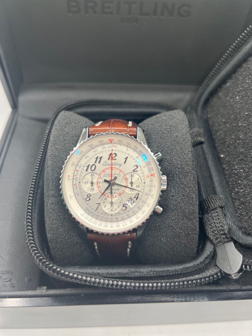 BREITLING MONTBRILLIANT 38MM AB0130 BOX & PAPERS £4,950  WSN 3168