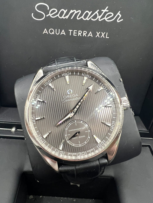 OMEGA SEAMASTER AQUATERRA 49.2MM BOX & PAPERS £3,495  WSN 3178