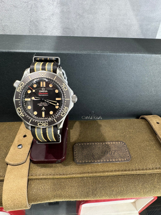 OMEGA SEAMASTER JAMES BOND 'NO TIME TO DIE' LTD EDITION 42MM BOX & PAPERS £5,950  WSN 3342