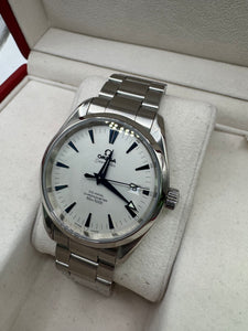 OMEGA SEAMASTER AQUATERRA CO-AXIAL 39MM BOX & PAPERS £3,250 WSN 3257