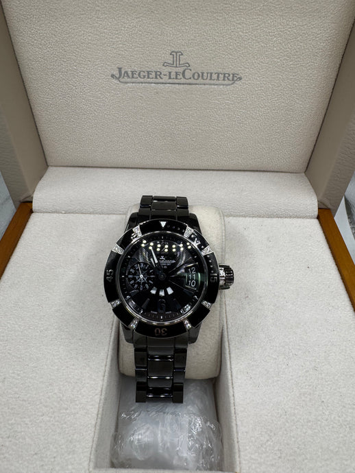 JAEGER-LE COULTRE MASTER COMPRESSOR LADY DIVING GMT 39MM BOX & PAPERS £6,950 WSN 3333
