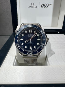 OMEGA SEAMASTER 60TH ANNIVERSARY 007 LTD EDITION 42MM BOX & PAPERS £6,900 WSN 3512
