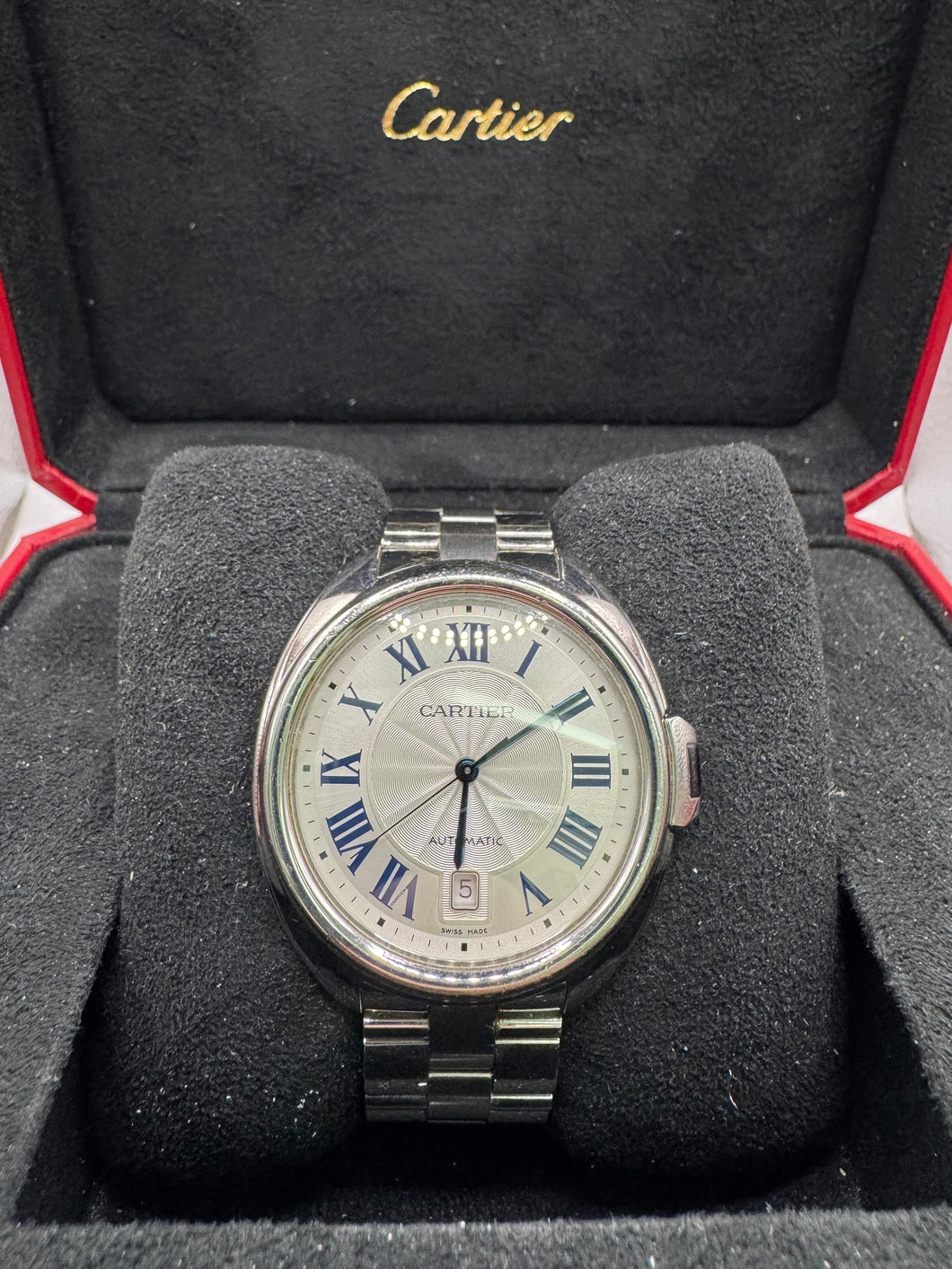 CARTIER CLE DE 40MM BOX & PAPERS £3,900 WSN 2007