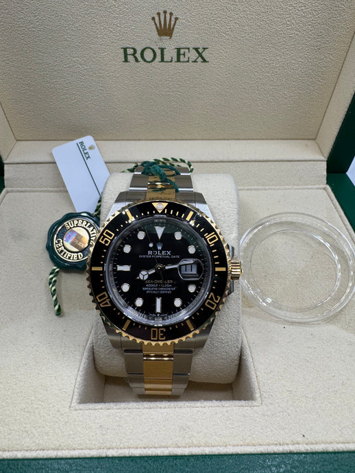 ROLEX SEA-DWELLER 43MM BOX & PAPERS £13,950 WSN 3376