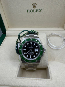 ROLEX SUBMARINER 'STARBUCKS' 41MM BOX & PAPERS £12,450 WSN 3222