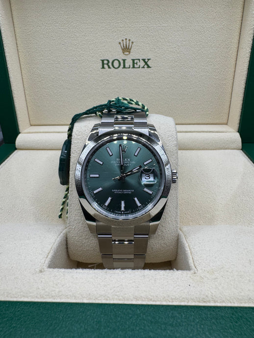 ROLEX DATEJUST 41MM BOX & PAPERS £8,950 WSN 3501
