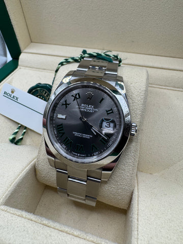 ROLEX DATEJUST 41MM BOX & PAPERS £7,950 WSN 3552