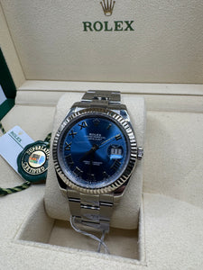 ROLEX DATEJUST 41MM BOX & PAPERS £9,450 WSN 3561