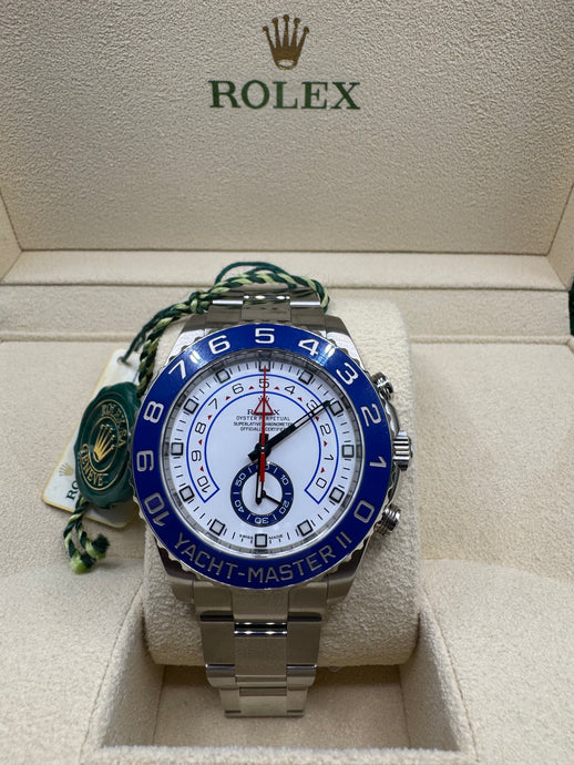 ROLEX YACHT-MASTER II 44MM BOX & PAPERS £12,450 WSN 3563