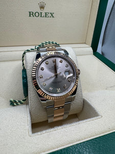 ROLEX DATEJUST 41MM BOX & PAPERS £13,450 WSN 3661