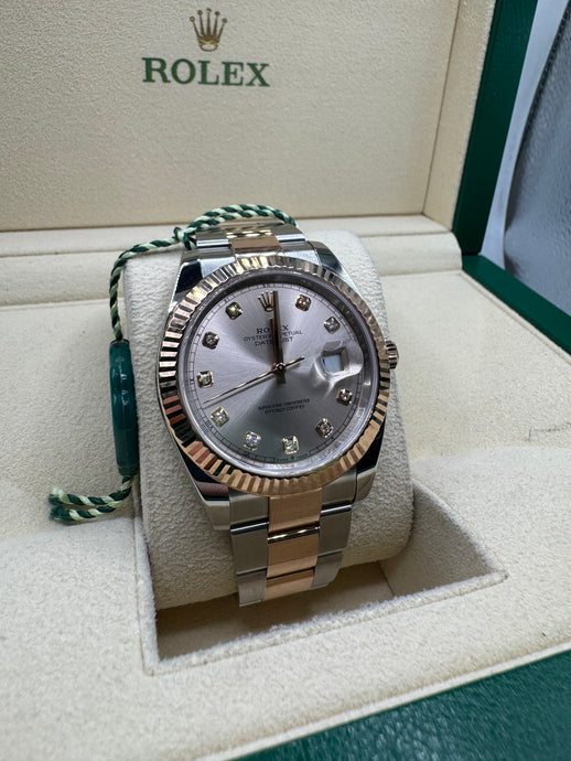 ROLEX DATEJUST 41MM BOX & PAPERS £13,450 WSN 3661