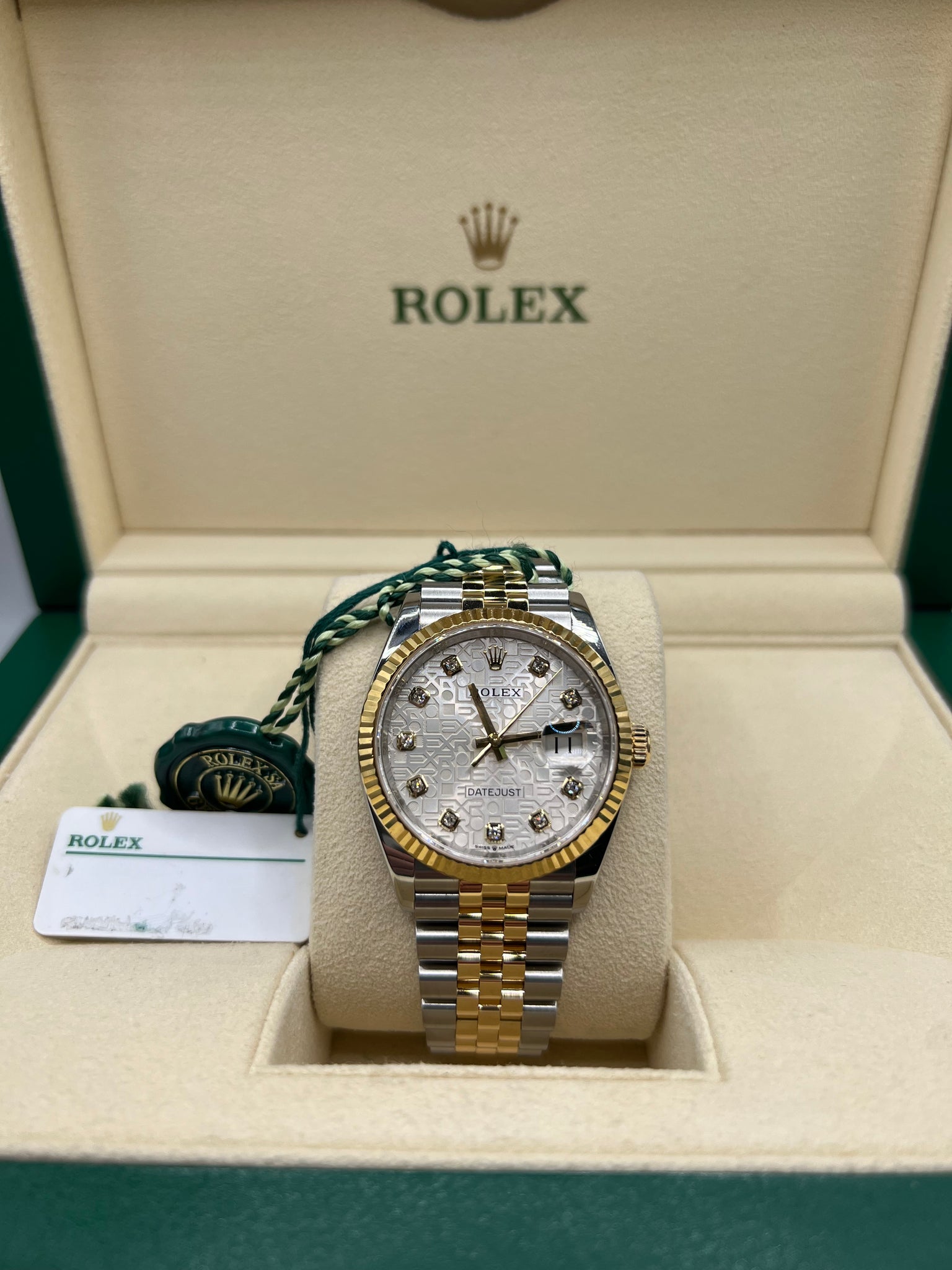 Kalinga Ashok Rolex Datejust 36 Secondo Polso Orologio Rolex