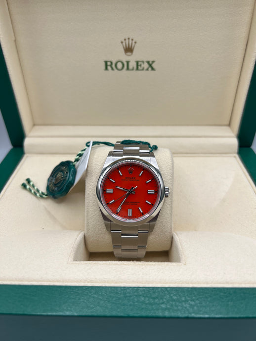 2020 ROLEX OYSTER 126000 (CORAL RED)