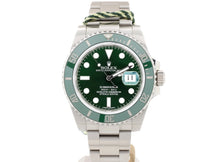 Load image into Gallery viewer, 2016 Green Ceramic-Bezel Rolex SUBMARINER DATE Model 116610LV (&#39;Hulk&#39;)