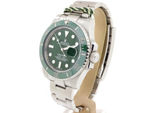 Load image into Gallery viewer, 2016 Green Ceramic-Bezel Rolex SUBMARINER DATE Model 116610LV (&#39;Hulk&#39;)