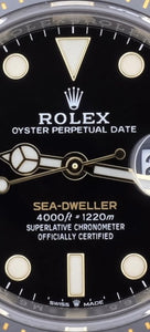 2022 MODEL: ROLEX SEA-DWELLER, STEEL AND YELLOW GOLD (126603)