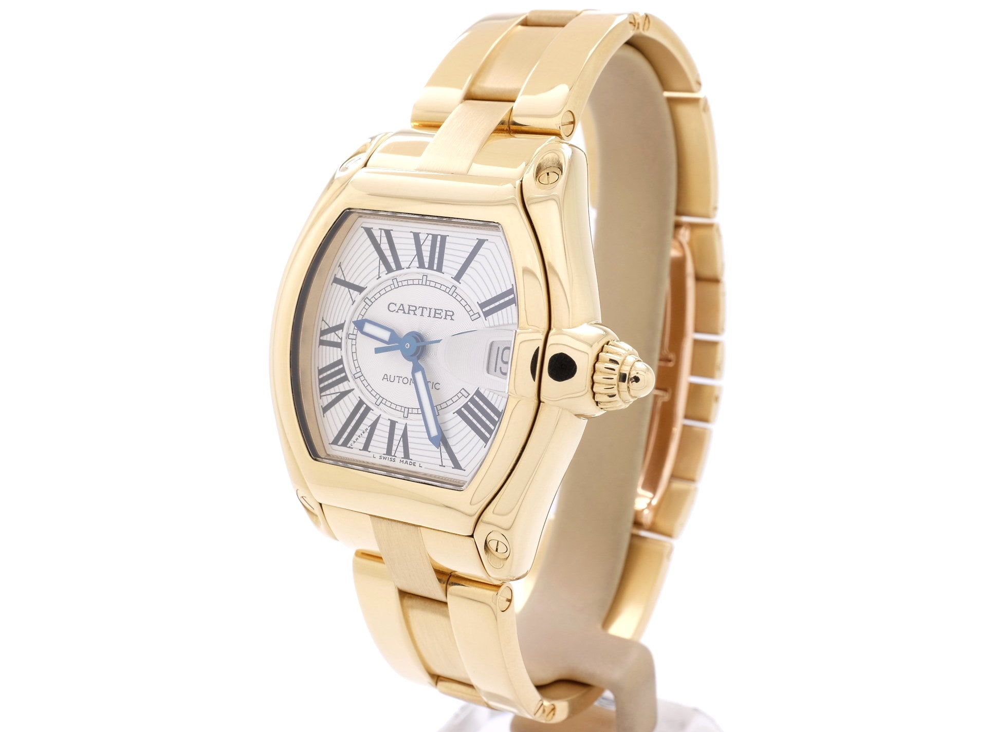 Stunning 37mm-wide 18ct Yellow Gold Cartier ROADSTER Model 2524 (SOLD)